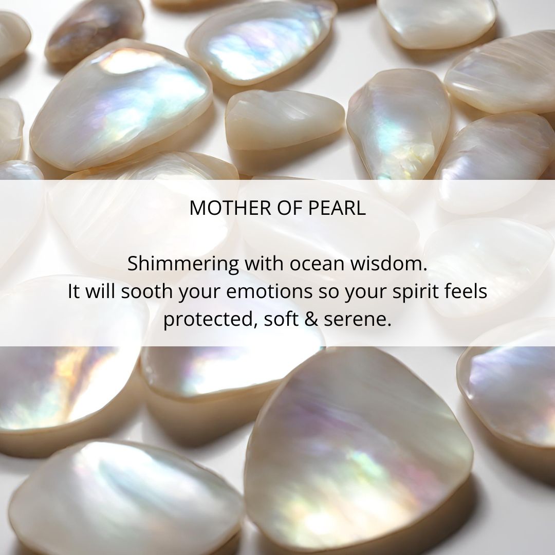 Jellyfish Earrings. Mother of Pearl. Gold