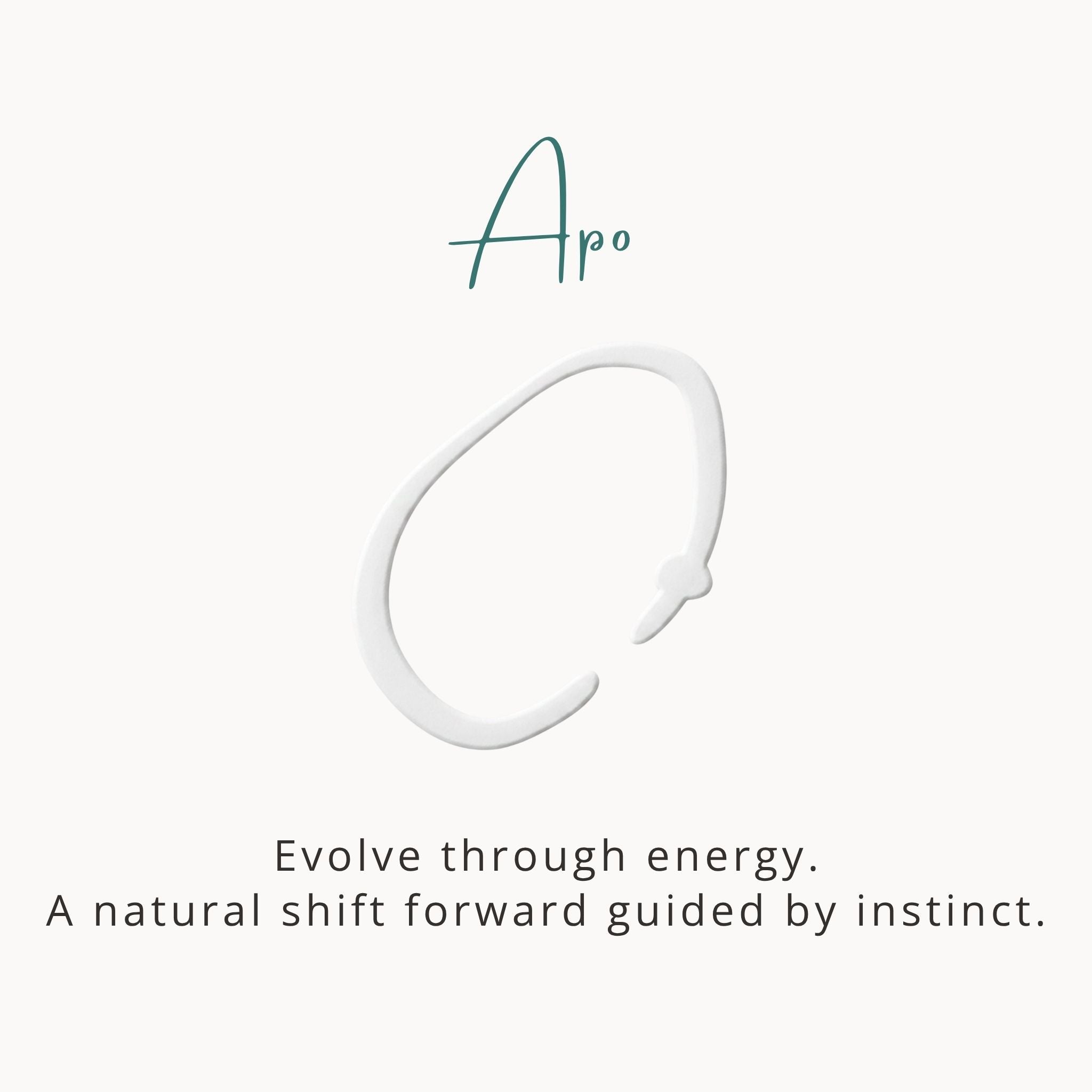 Apo Ring. Quartz Crystal. Silver