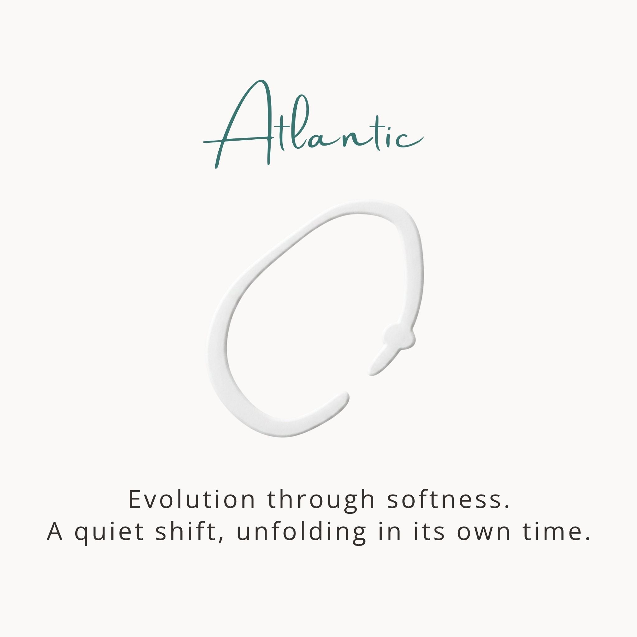 Atlantic Ring. Rose Quartz. Silver