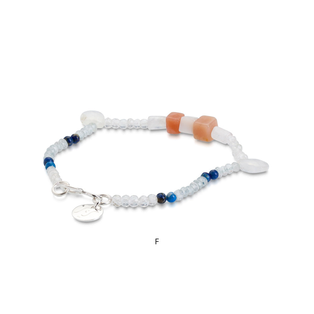 Tubbataha Bracelet. Lapis Lazuli F. 925 Silver