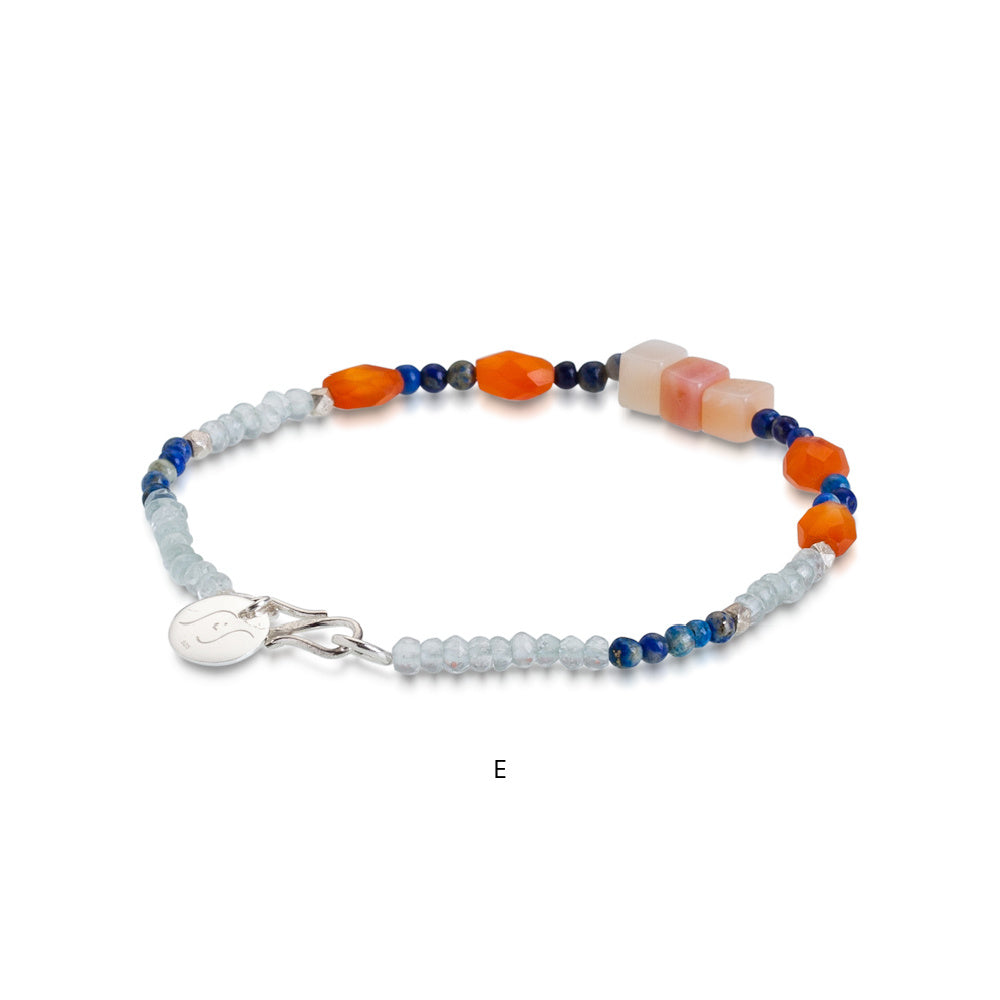 Tubbataha Bracelet. Lapis Lazuli E. 925 Silver