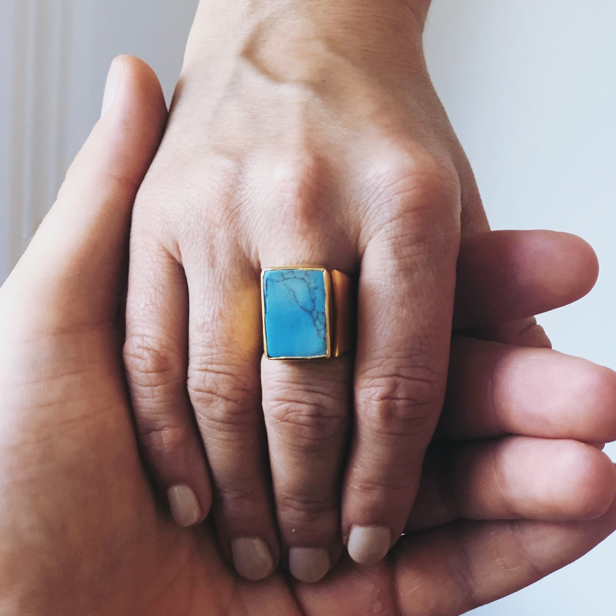 Arctic Ring. Turquoise. Silver