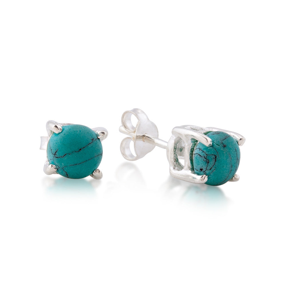 Sulu Earrings. Turquoise. 925 Silver