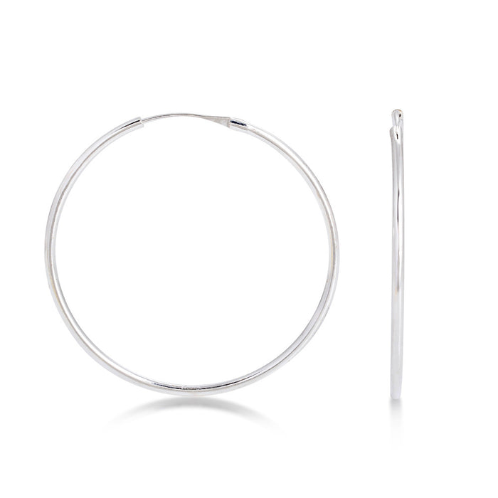 Hoop Earrings. Silver