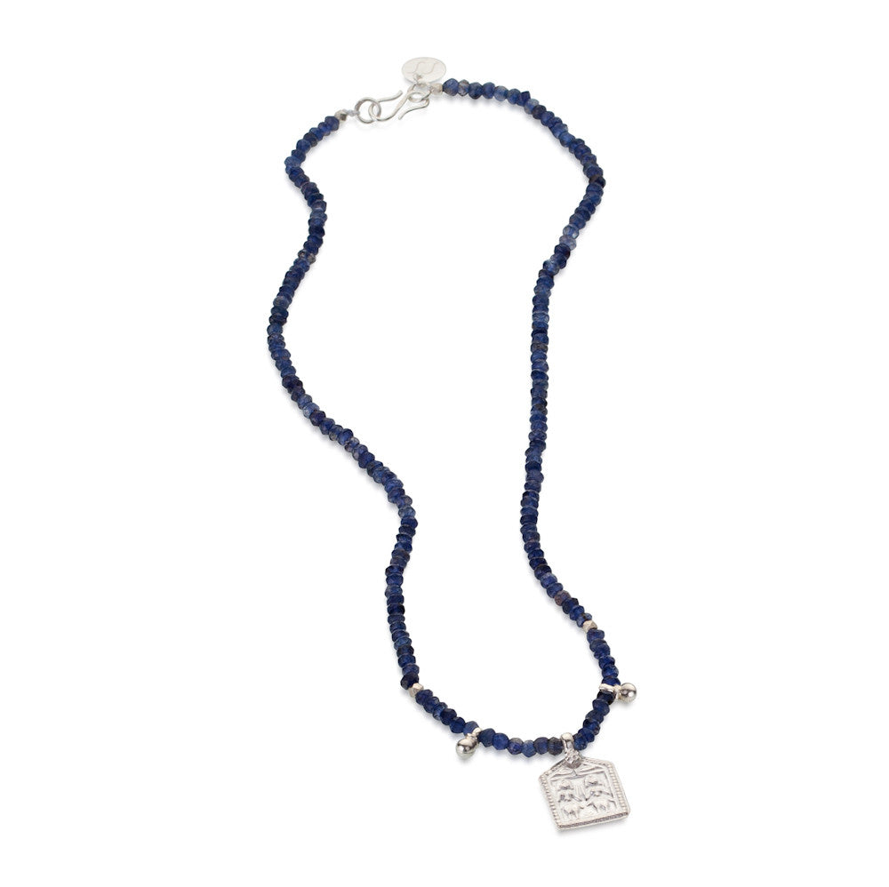 Kindred Souls Necklace. Iolite. 925 Silver