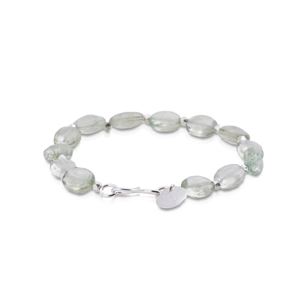 Tubbataha Bracelet. Prasiolite. 925 Silver